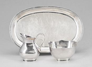 PARTI SILVER, 3 delar, 1900-talets första hälft / mitt. Vikt ca 291 g.