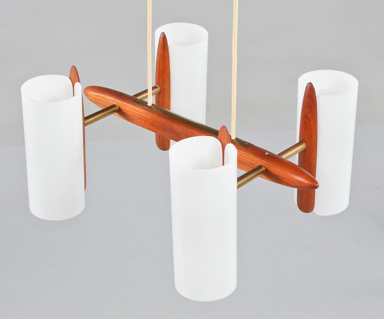 TAKLAMPA, 1950/60-tal. Total höjd ca 100 cm.