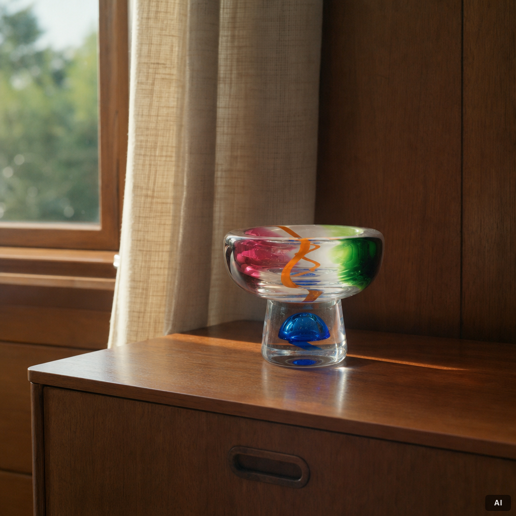 Erik Höglund, Skål, glas, Studioglas Strömbergshyttan.