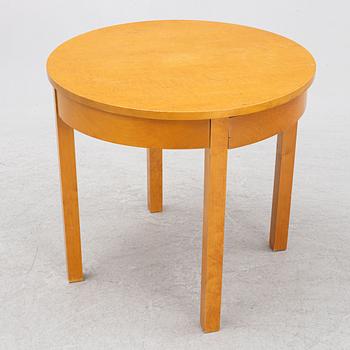 A birch-veneered sidetable, 1930's.