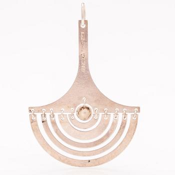 TAPIO WIRKKALA, A sterling silver pendant "Kuunsirppi", Westerback 1972.