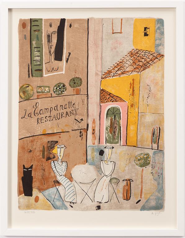 Madeleine Pyk, "Restaurant La Campanette".