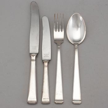 BESTICK, 144 delar, nysilver, Solingen Oka, Tyskland, 1900-talets mitt.