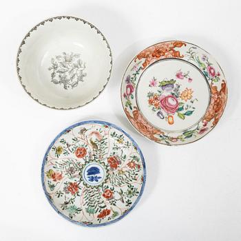 Parti, porslin. Kina, Qingdynastin, 1700-tal.