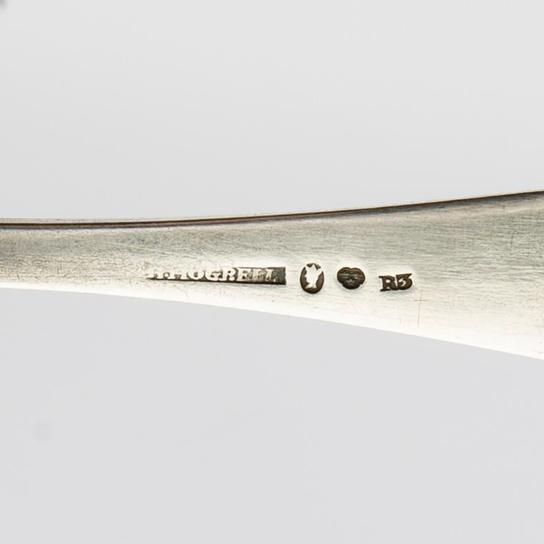 Skedar 16 st silver 17/1800-tal.