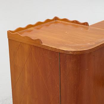 A dressing table with stool and mirror, Stil & Form Arkitektkontor för Möbler o. Inredningar, Stockholm, 1944.