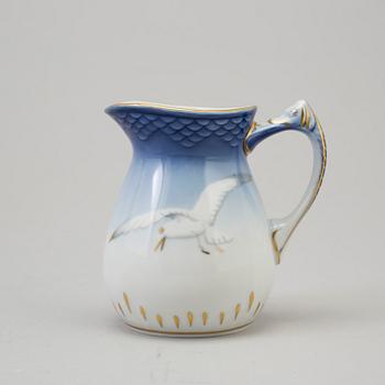 MATSERVIS samt TE/KAFFESERVIS, 76 delar, porslin, delar, "Blå Måsen", Bing o Gröndahl, Danmark.