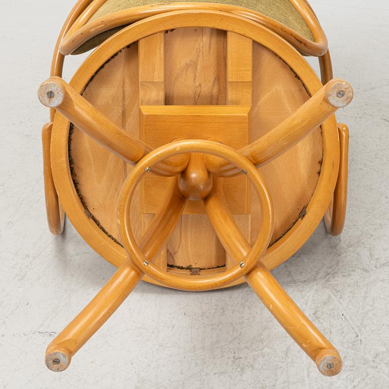 Four Thonet-style chairs, end of the 20th century.