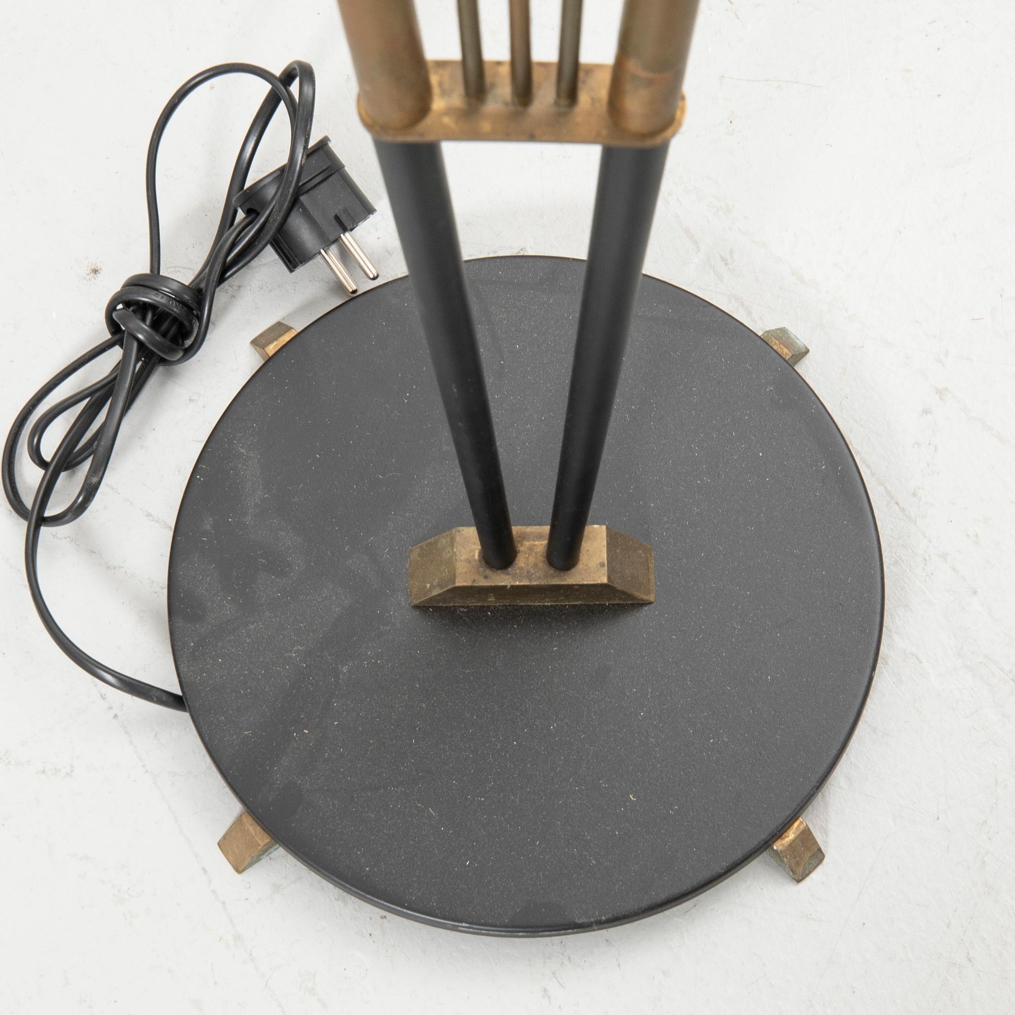 Floor lamp, mid-20th century.