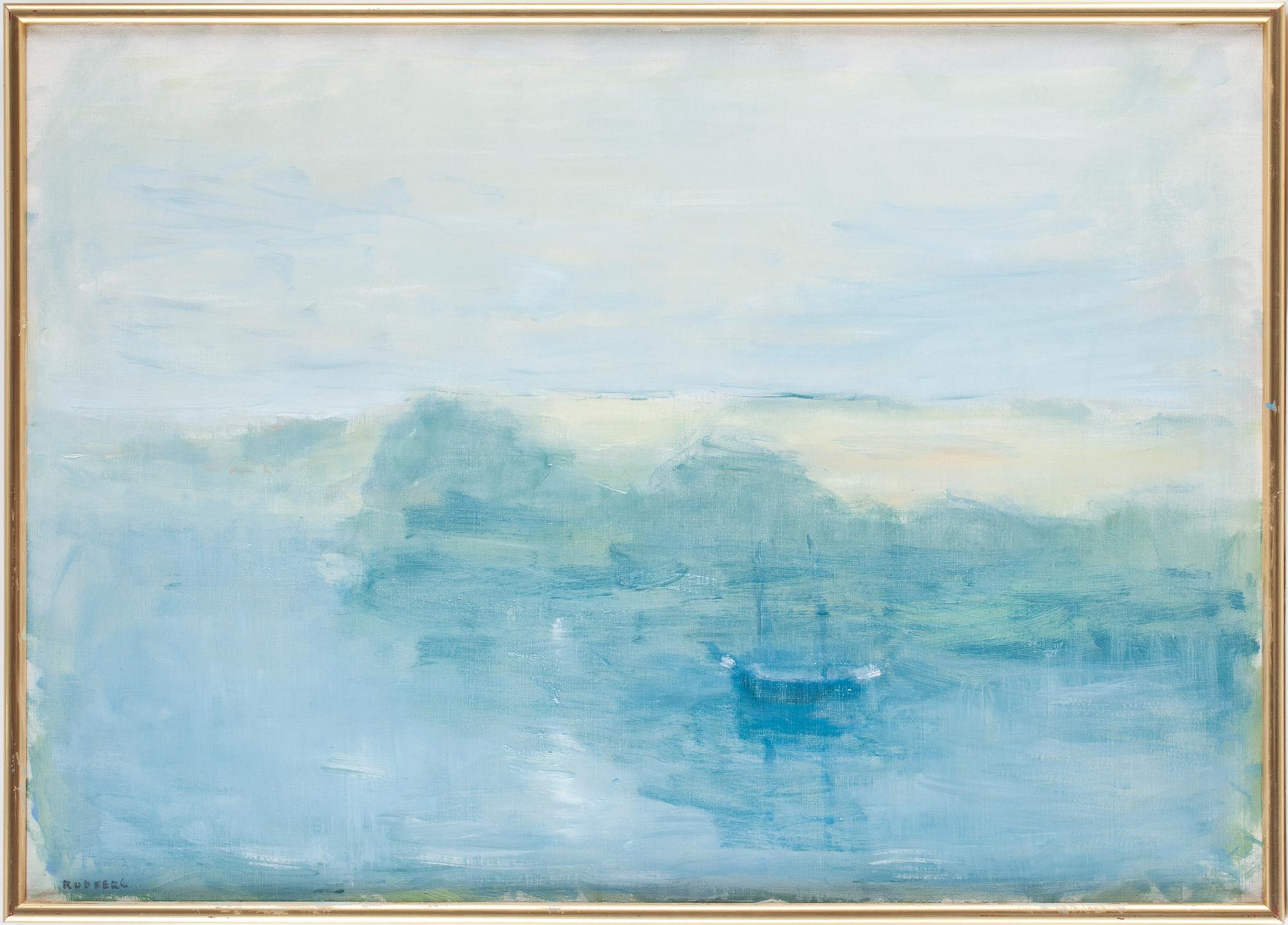 GUSTAV RUDBERG, olja på duk, signerad.