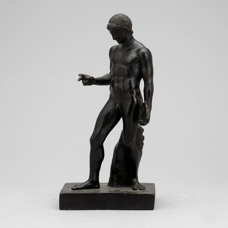 NAUKYDES AV ARGOS, efter, skulptur, patinerad metall, 1900-tal.