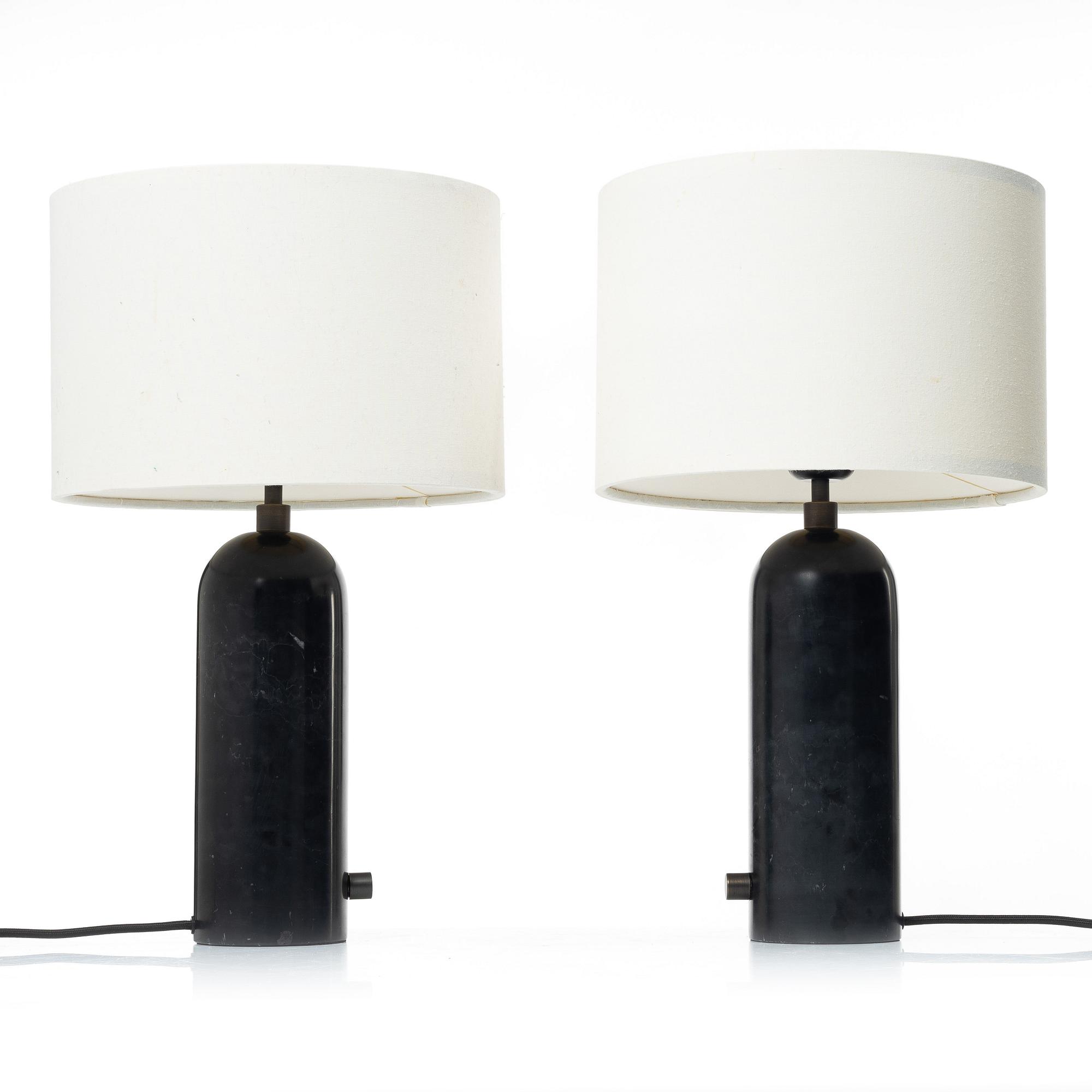 Table lamps, a pair, "Gravity", Gubi.
