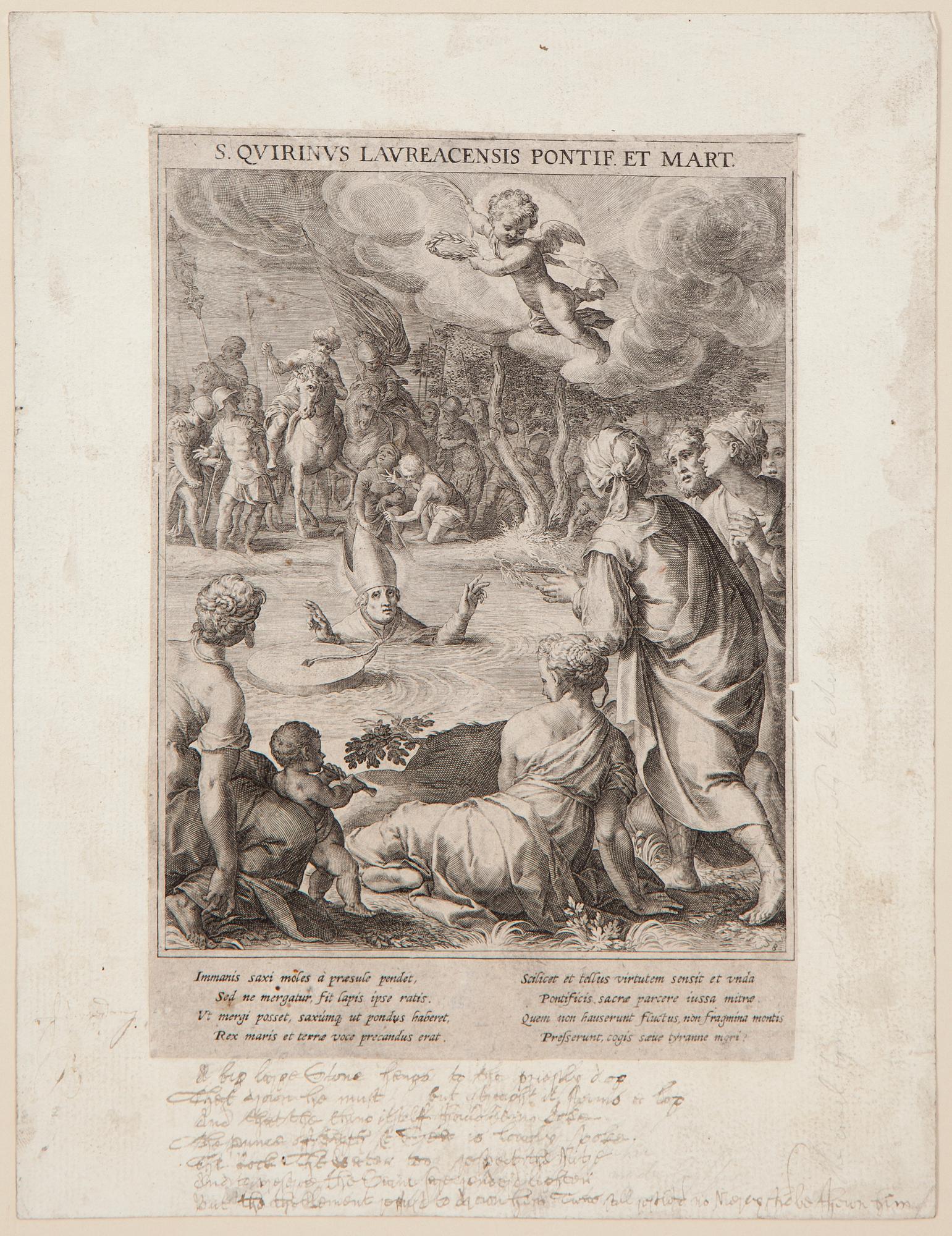 PARTI, 44 gravyrer, Sadeler av bl.a. Egidius, Raphael, Johannes och Marco. Framförallt senare avdrag 1600 och 1700-tal.