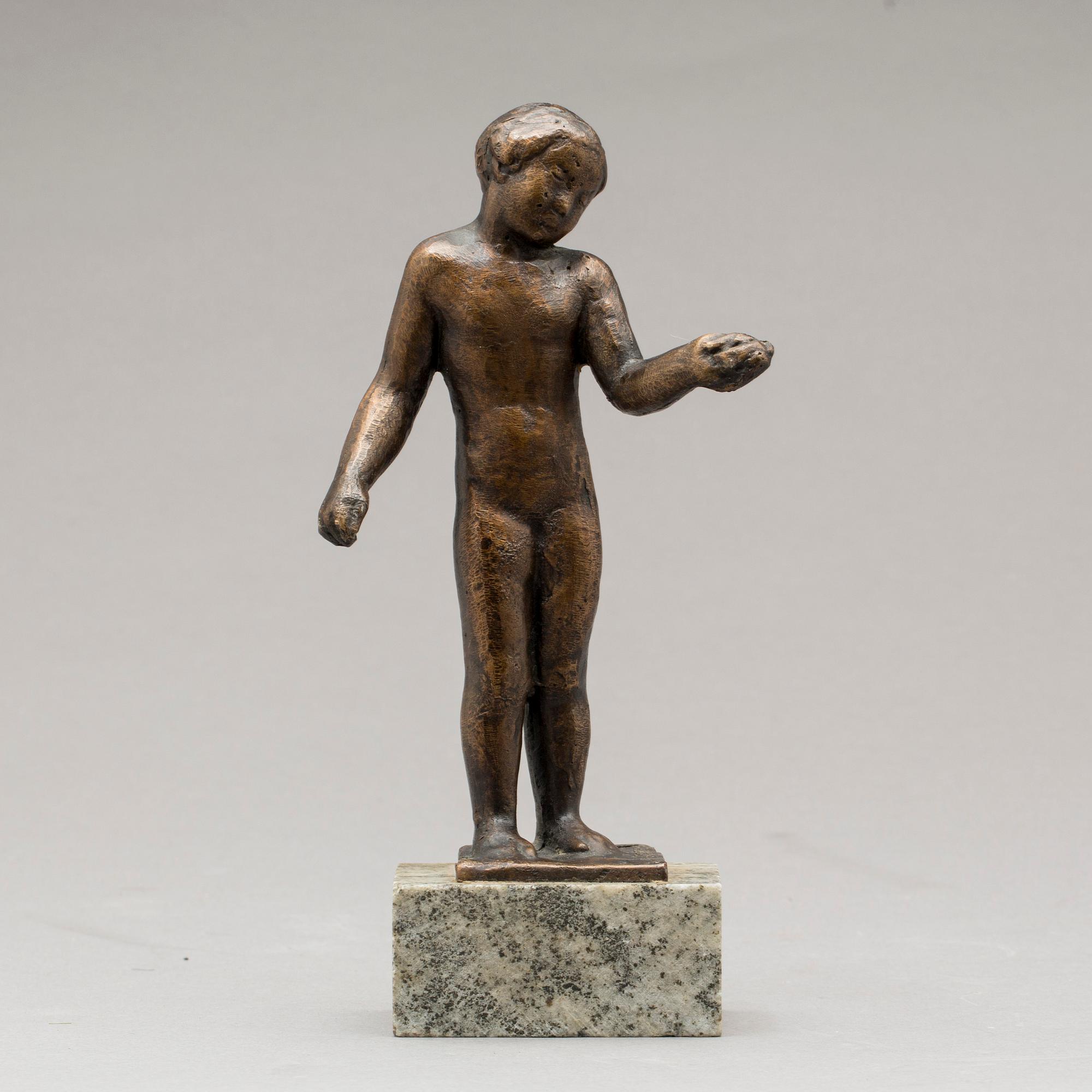 ANDERS OLSON, skulptur, brons, signerad.