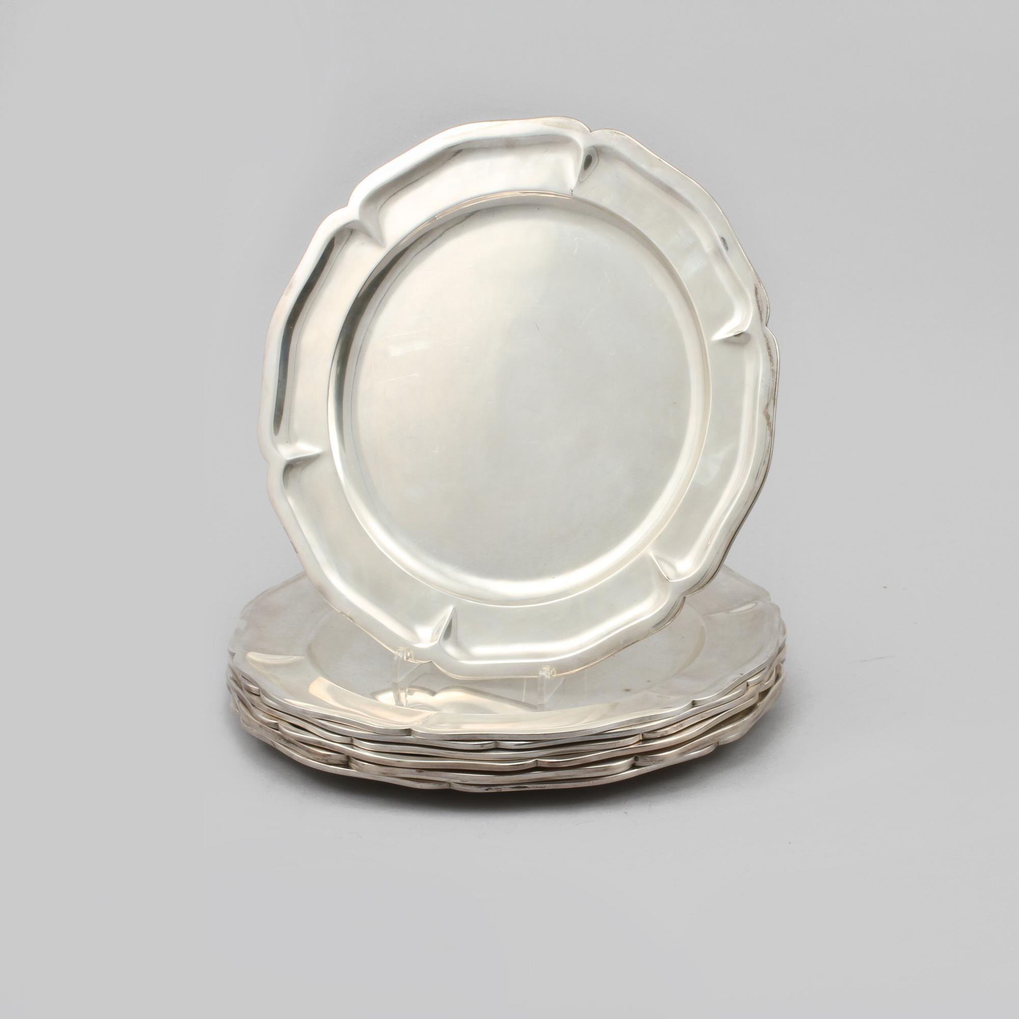 FAT, 8 st, silver, mestadels Mexico, 1900-tal, vikt 4110 gram.