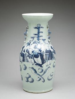 GOLVVAS, porslin, Kina, omkring 18/1900.