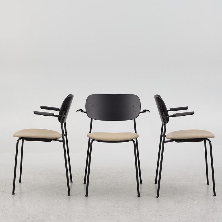 Norm Architects & Els Van Hoorebeeck, a set of three 'Co' chairs, "Co", Audo Copenhagen.