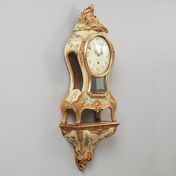 A Swedish Rococo 18th century bracket clock.