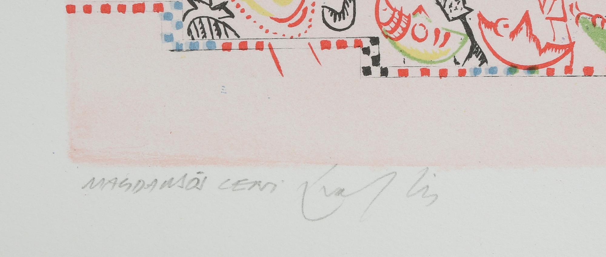 JORGO KRALLIS, 4 st, färglitografier, signerad och numrerade 86/160.