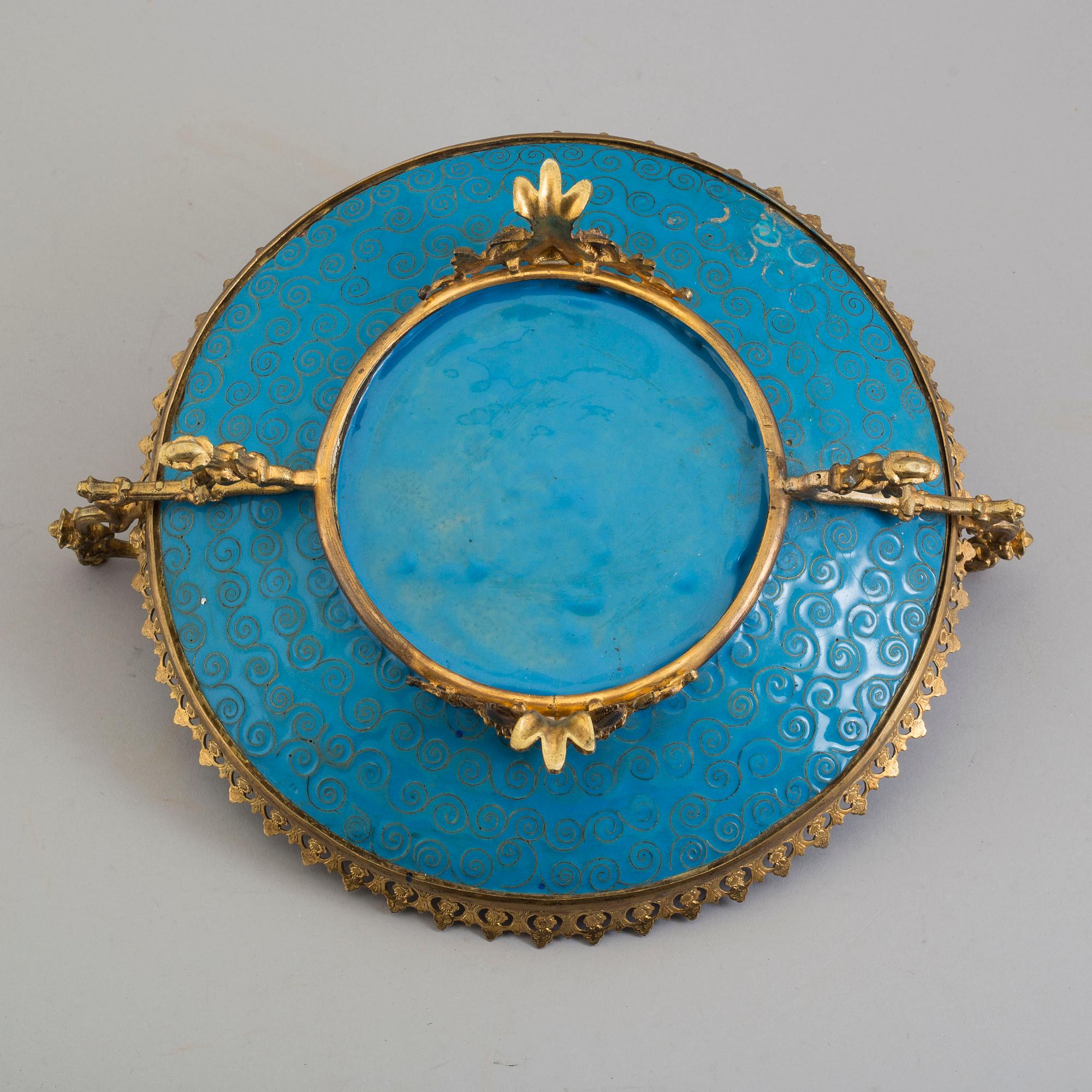 FAT, cloisonné, Kina, 1900-talets första hälft.