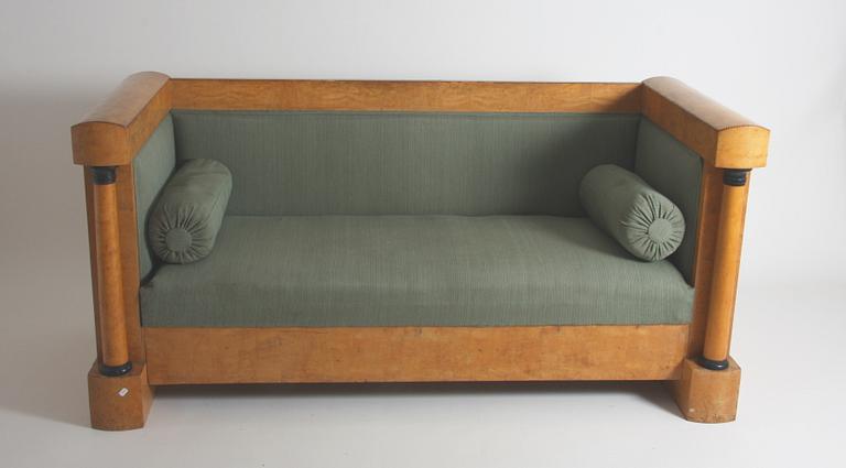 SALONGSMÖBLEMANG, 8 delar, biedermeier/biedermeierstil, 1800- och 1900-tal.