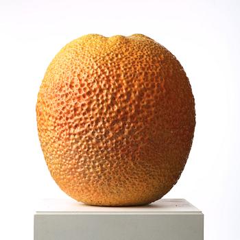 Hans Hedberg, a faience sculpture of a bitter orange, Biot, France.