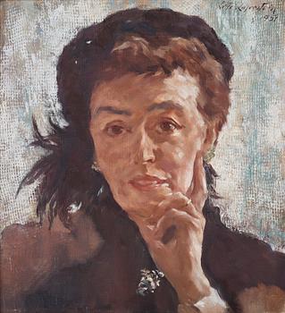 638. Lotte Laserstein, Porträtt av Nora Bigner.