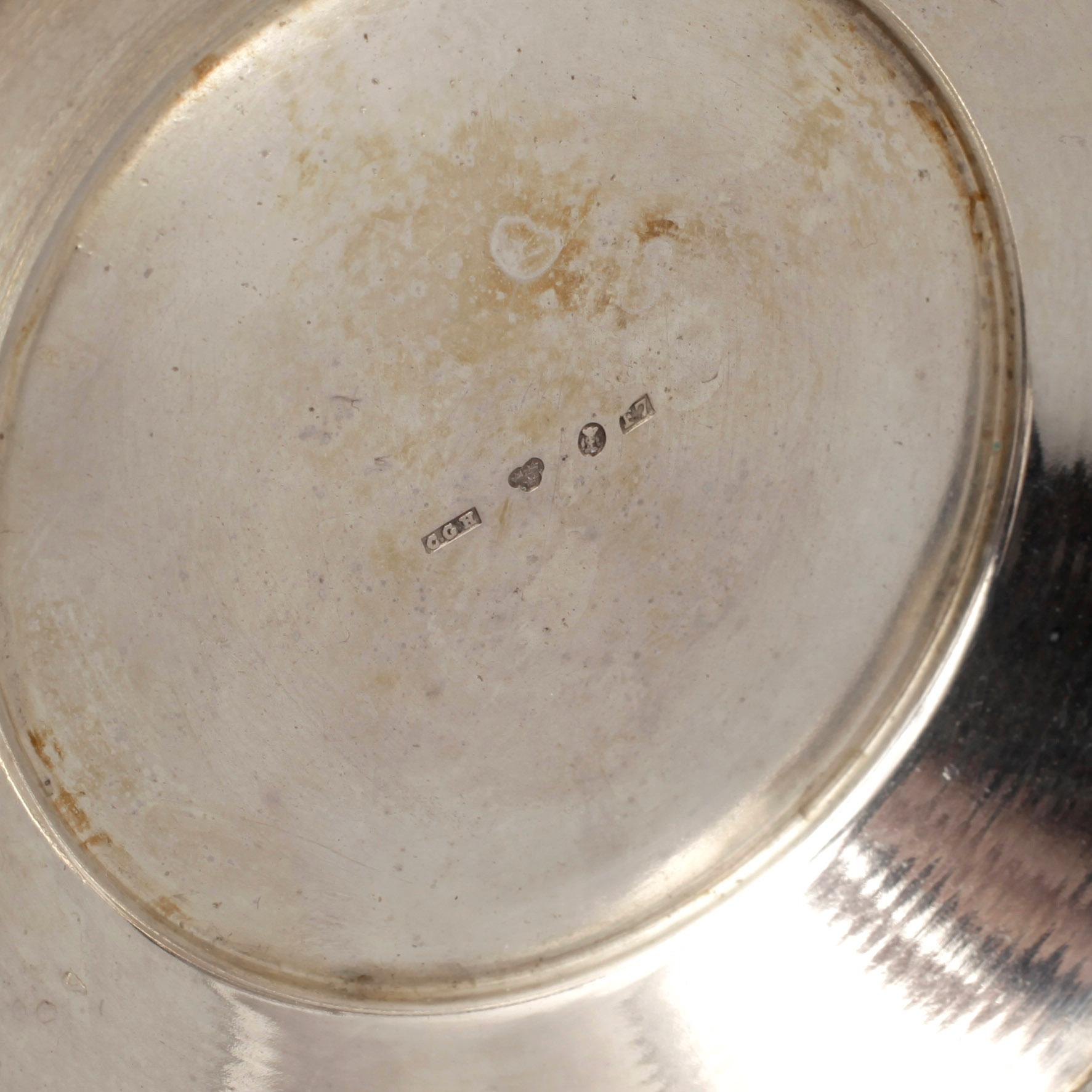 POKALER, 4st, silver, bland annat J Richters Juvelerare AB, Stockholm, 1943. Total vikt ca 509g.