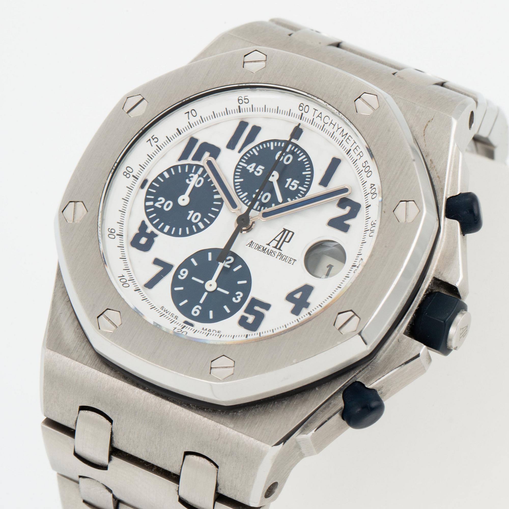 AUDEMARS PIGUET, Royal Oak, OffShore, "Navy", kronograf.