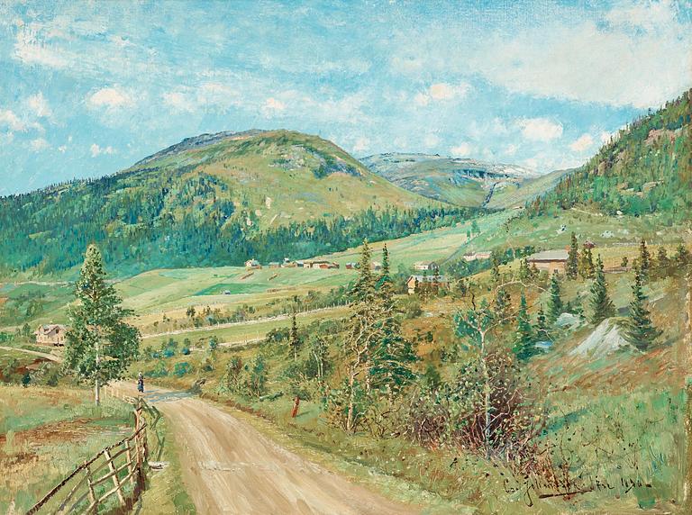 Carl Johansson, Summer landscape from Åre.