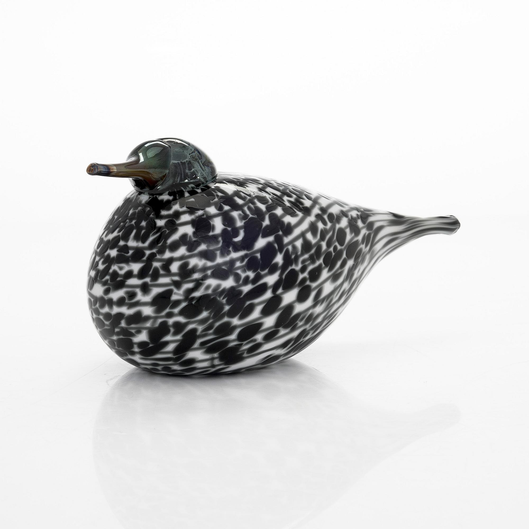 Oiva Toikka, a 'Mirella' glass bird, signed O. Toikka Nuutajärvi 2012.