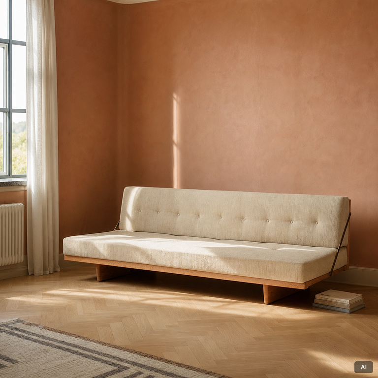 Børge Mogensen, A daybed, model AG 191" Frederica Stolefabrik, Denmark, mid-20th century.
