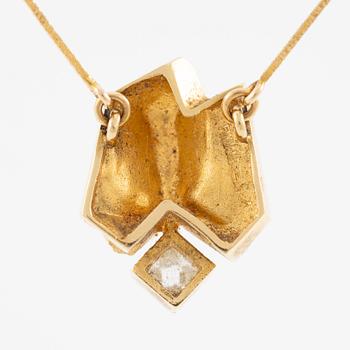 Björn Weckström, necklace, "Lompolo", 18K gold.