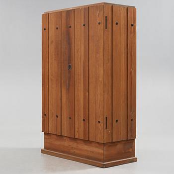 Axel Einar Hjorth, a 'Lovö' stained pine cabinet, Nordiska Kompaniet, NK, Sweden 1930's.