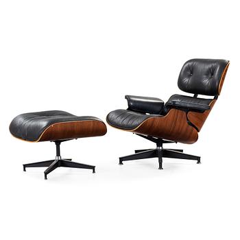 139. CHARLES & RAY EAMES, 'Lounge Chair with ottoman', Herman Miller.