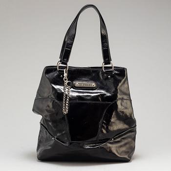 CÉLINE, A patent Laquered leather Tote Bag.