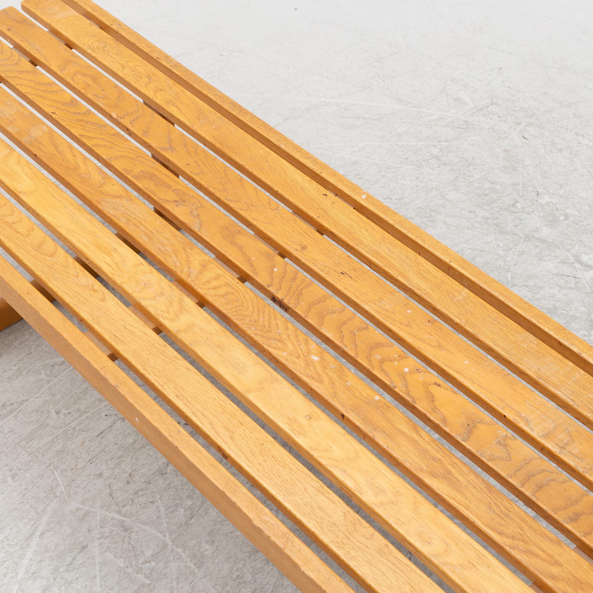 Yngvar Sandström, a "Tokyo" oak bench, From the Triva-series, Nordiska Kompaniet, Sweden.