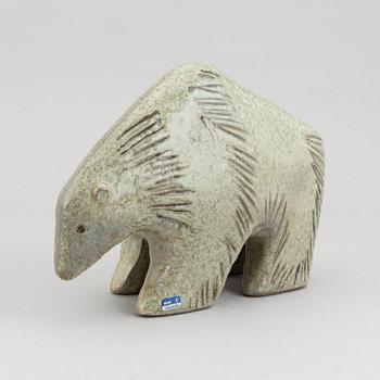 Lisa Larson, a stoneware figurine, 'Isbjörn' from the series 'Stora Zoo', Gustavsberg.