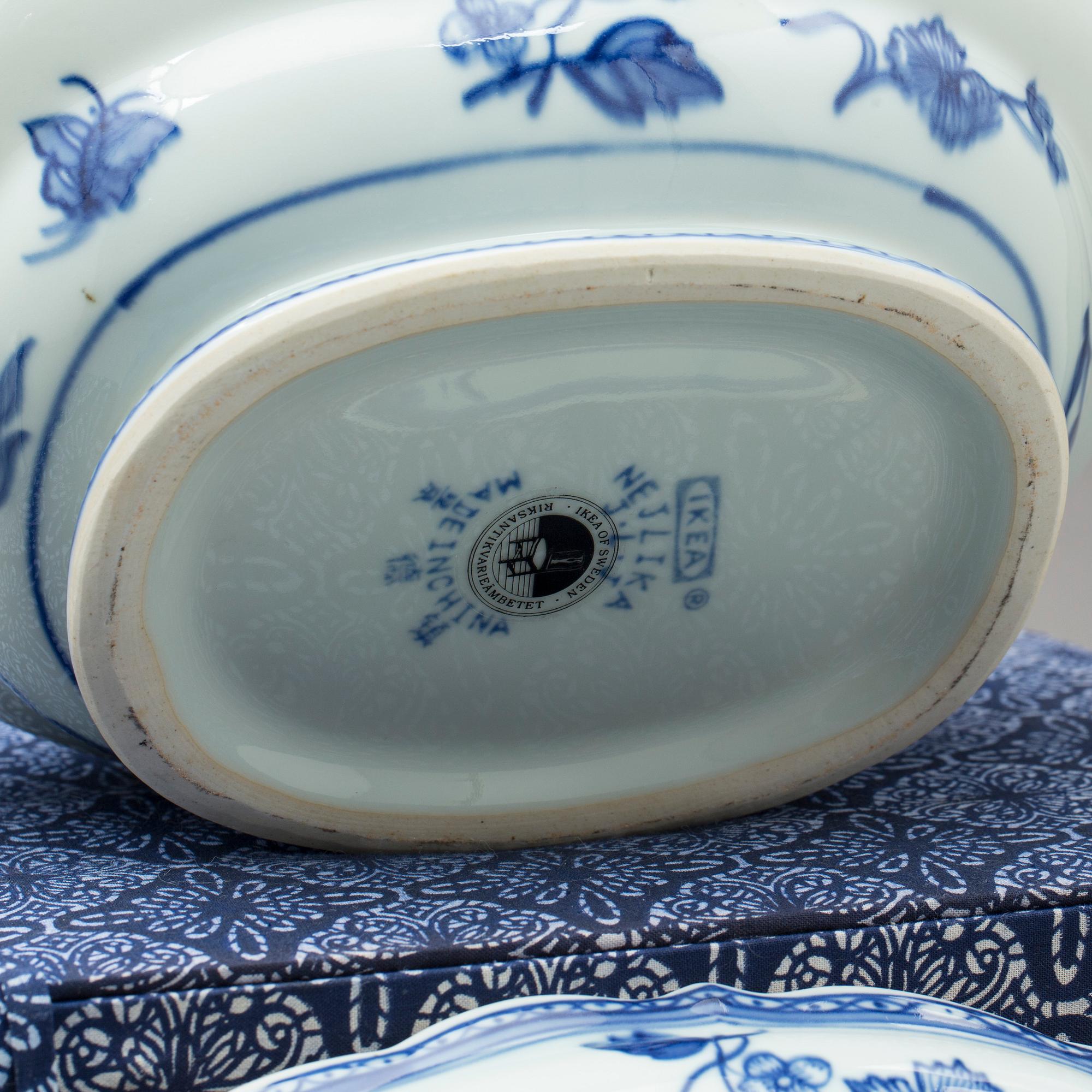 TERRIN, porslin, "Nejlika", ur IKEA:s 1700-tals serie, 1990-tal.