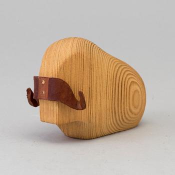 Arne Tjomsland, a wooden sculpture, Norway.
