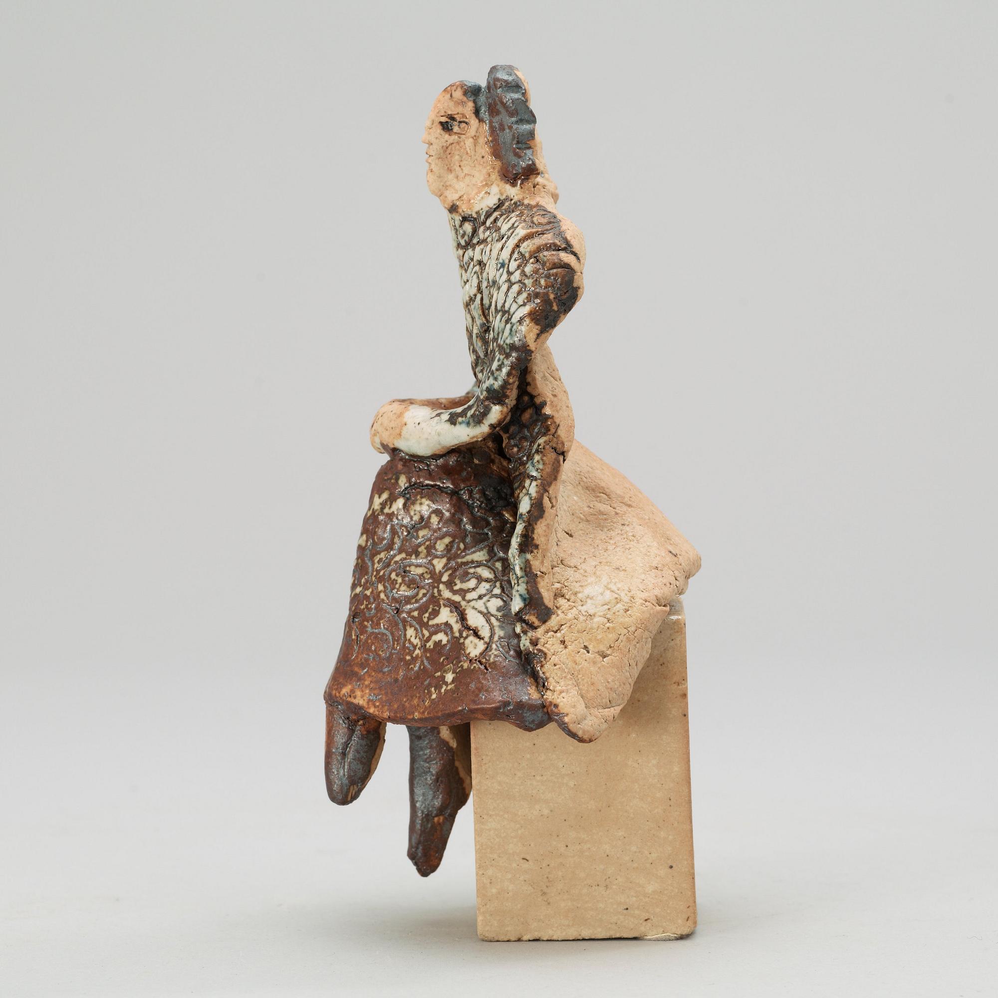 LISA LARSON, skulptur, Gustavsberg Studio 1979, unik.