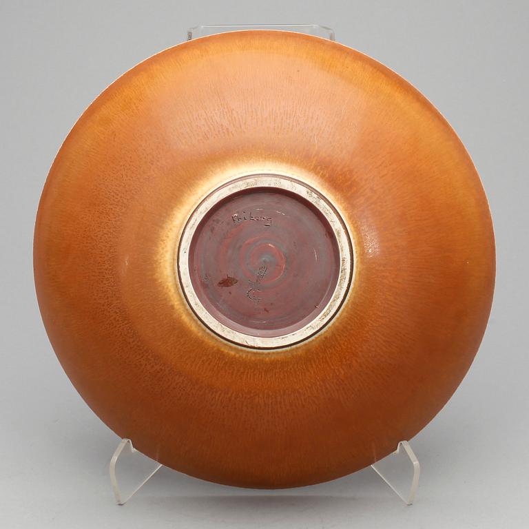 SKÅL, stengods, Berndt Friberg, sign och med Gustavsbergs studiohand.