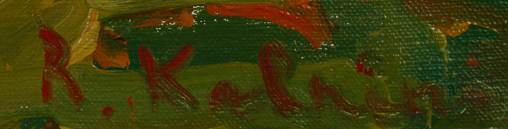 REINHOLDS KALNINS, olja på duk, signerad.