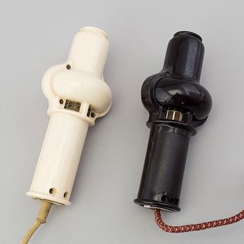 A pair of hair dryer from Herbert Marloth, Siemens.