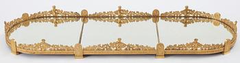 A French Empire early 19th century dinner plateau in the manner of Pierre Philippe Thomire.