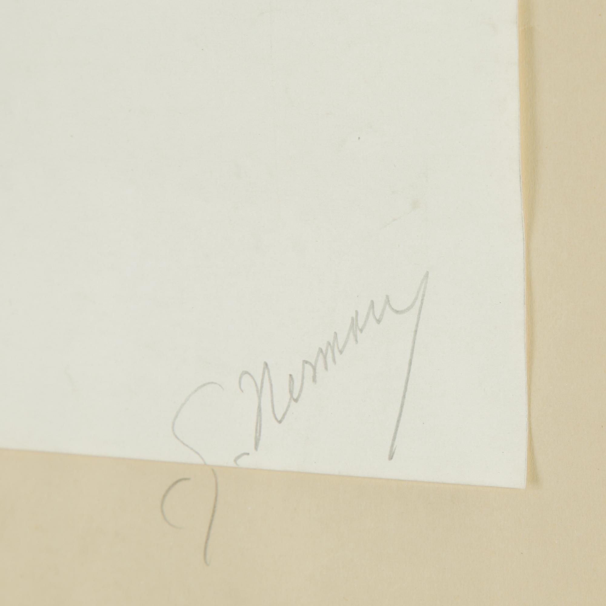 Einar Nerman, ink, signed.