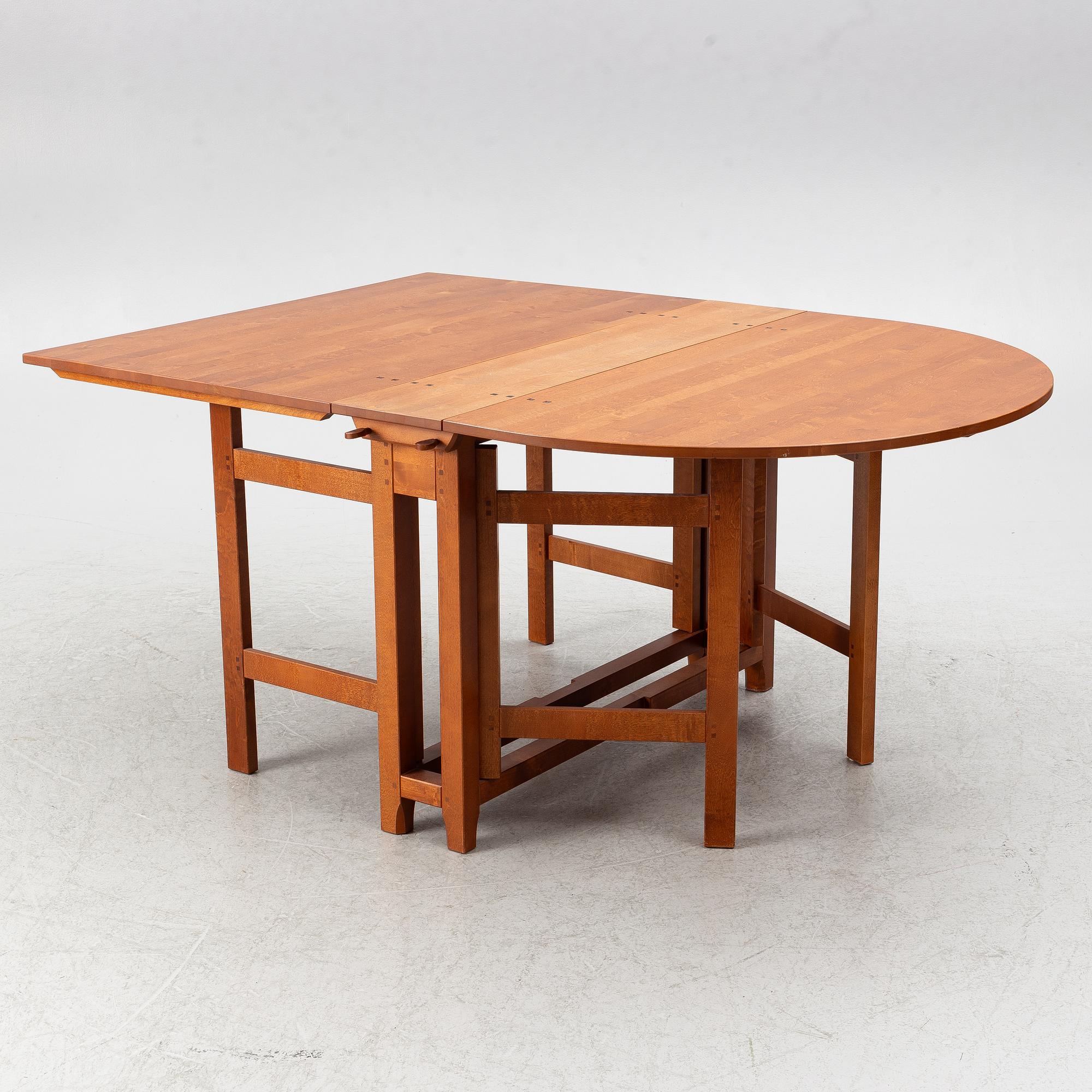 Gate leg table, "Bergslagen", from IKEA's 18th-century series, 1990s.