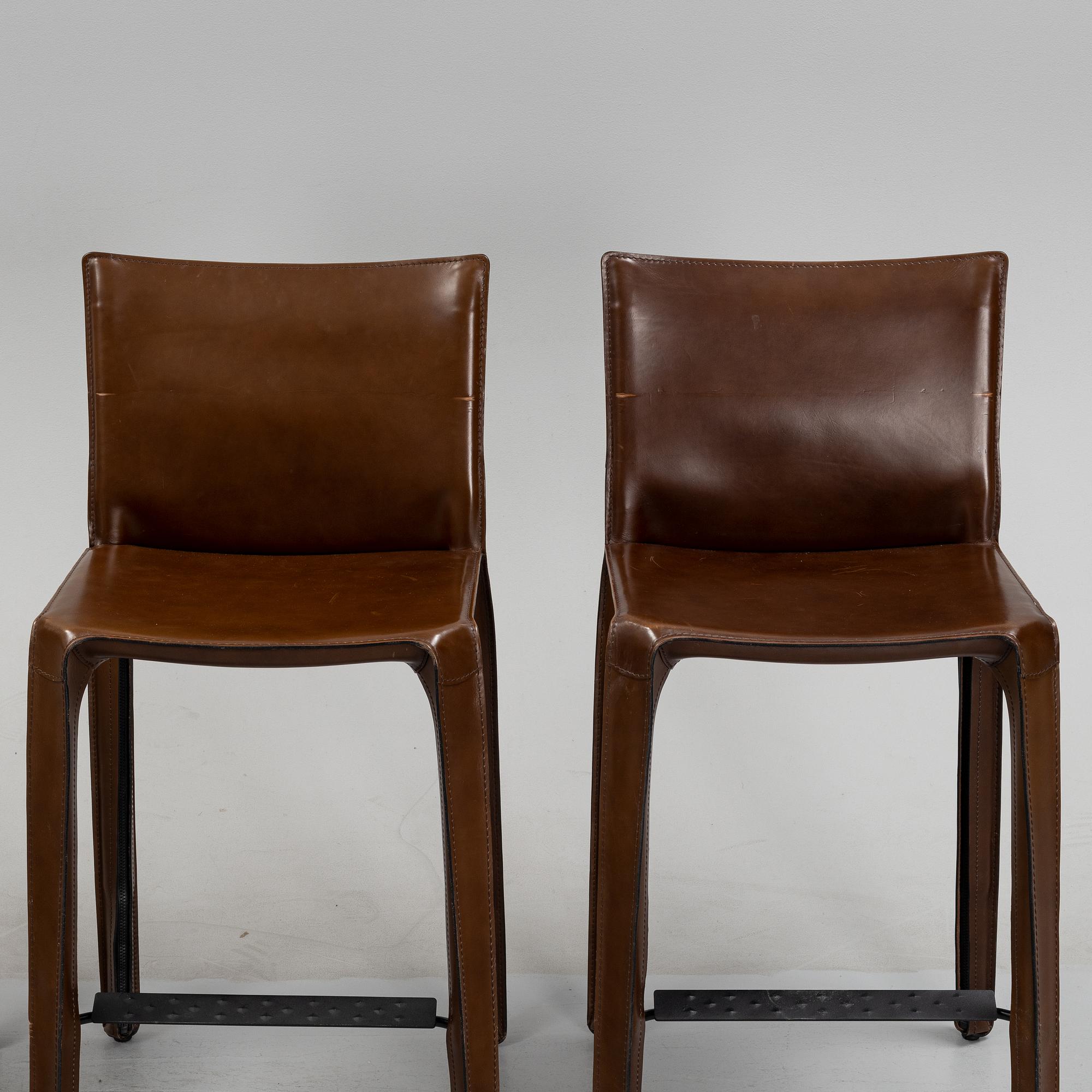 Mario Bellini, barstolar, 4 st "410 CAB" för Cassina, Italien, 2000-tal.