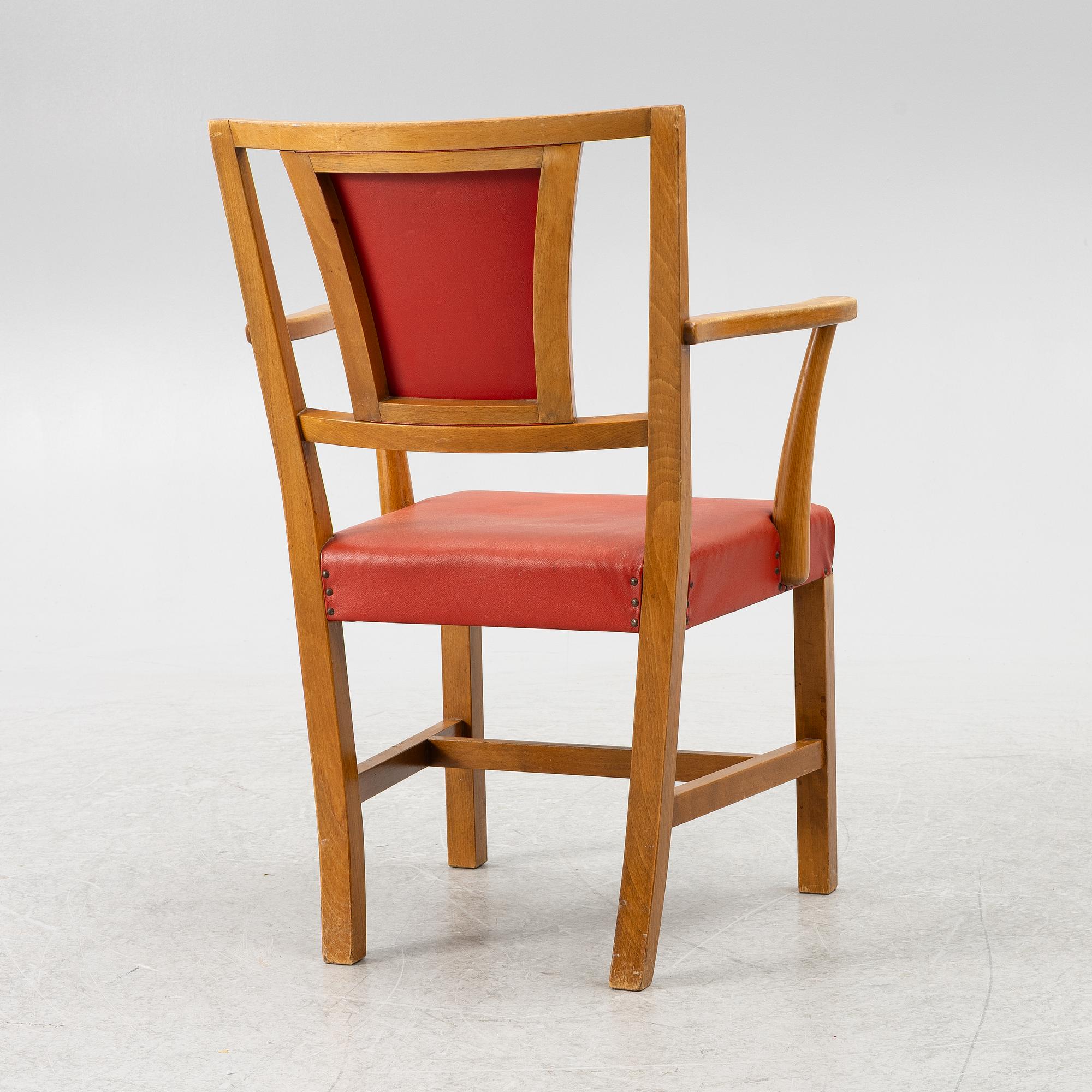 Josef Frank, a model B2163 armchair, Svenskt Tenn.