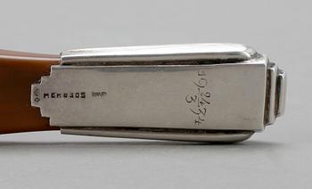 STÄMPELSIGILL, silver och konstmaterial, bär datering 1934.